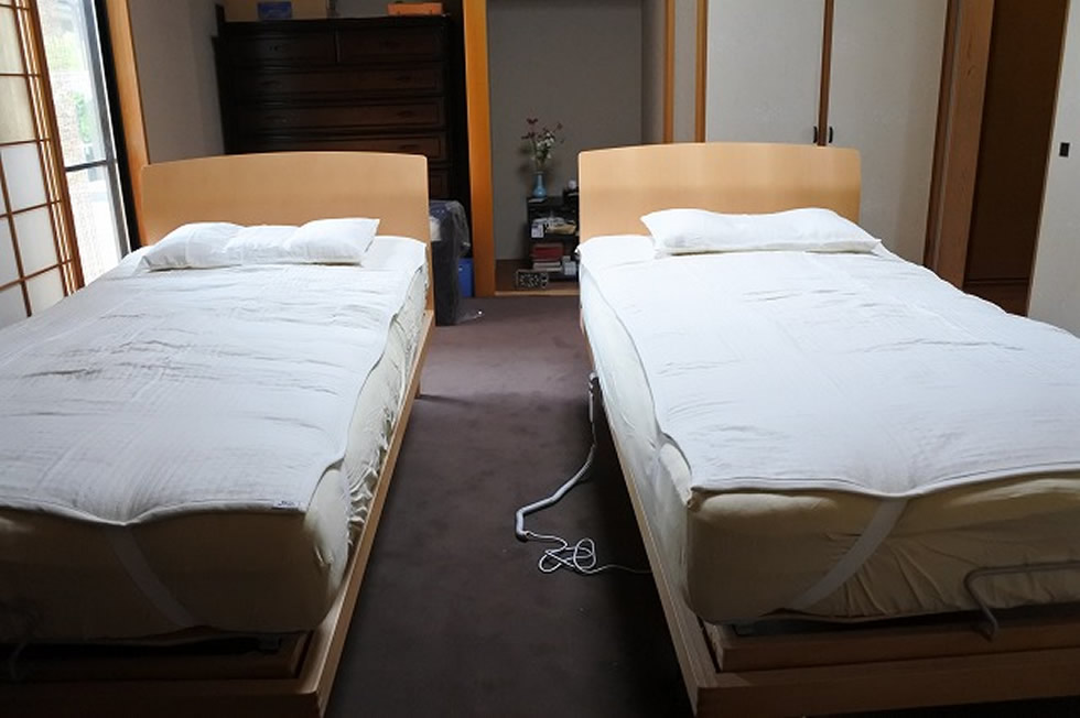 奈良県香芝市真美ケ丘にお住いのお客さまのご自宅へベッド納品